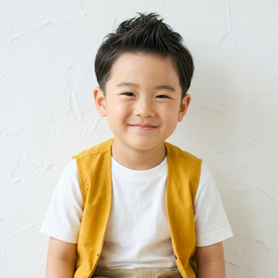 【清潔感】都会的キッズソフトモヒカンショート