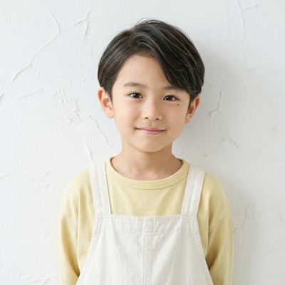 乾かすだけでキマる！爽やかキッズショート