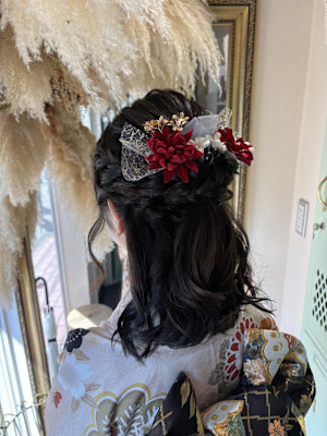 着物ヘアアレンジ♪