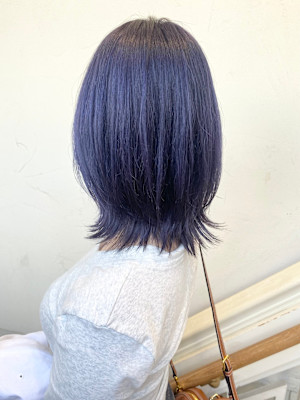 【morio成増/一戸】ミディアムレイヤーラベンダーアッシュ