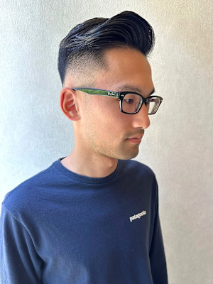 ビジネスヘア　アップバング　30代40代　ベリーショート　