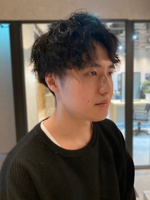 アップバング　ツーブロック　ツイスパ　モテ髪　20代30代