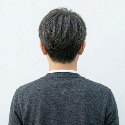 【40代メンズ】好印象ビジネスショートマッシュ