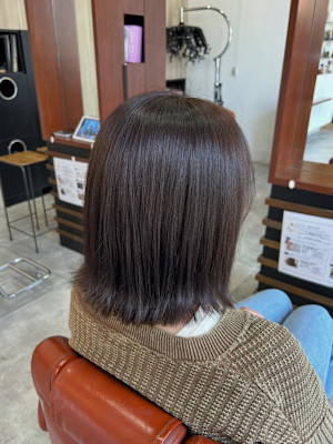 切りっぱなしボブ