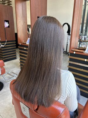 ふんわりブラウンカラー