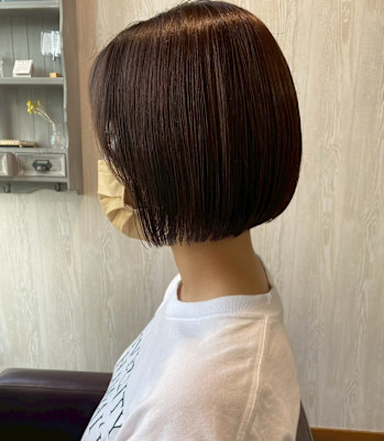 極上美髪/コンパクトボブ/ぷつっとボブ/うねり改善