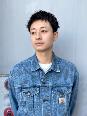 メンズ/アクティブショート/スパイキーショート/メンズパーマ