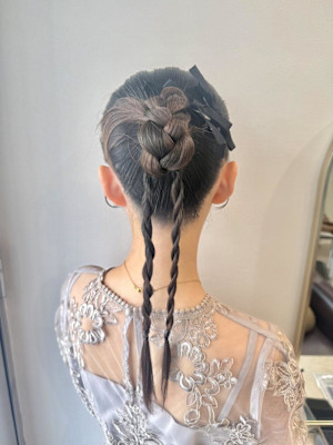 カチモリ/結婚式/お呼ばれヘアセット