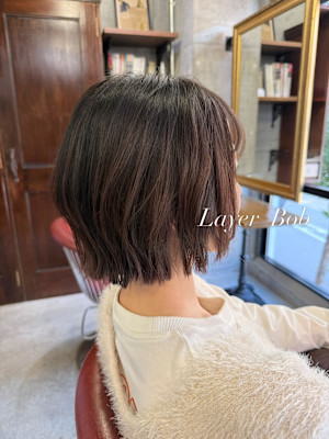 レイヤーボブスタイル