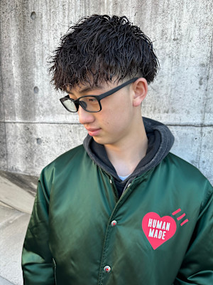 メンズツイストスパイラルパーマ