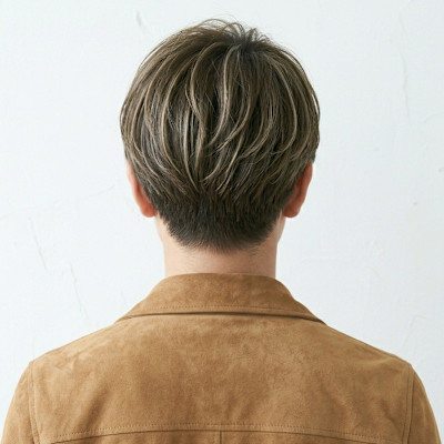 大人マッシュ×透明感オリーブベージュ