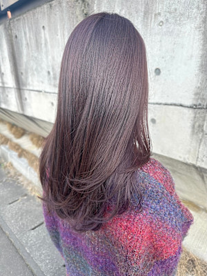 チェリーバイオレット×レイヤースタイル