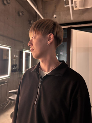 ナードショート/ニュアンスパーマ/天神大