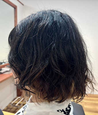 インナーブリーチ パーマ