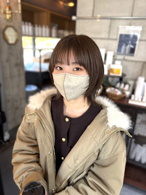 レイヤー × オリーブブラウン