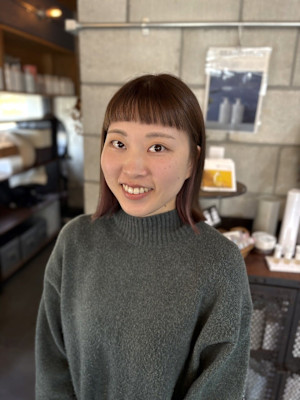 ボブ×インナーカラー〈くすみピンク〉