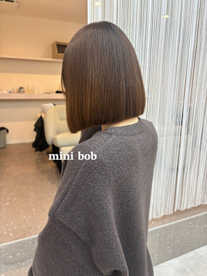 縮毛矯正/酸性ストレート/髪質改善/ボブ/タッセルボブ