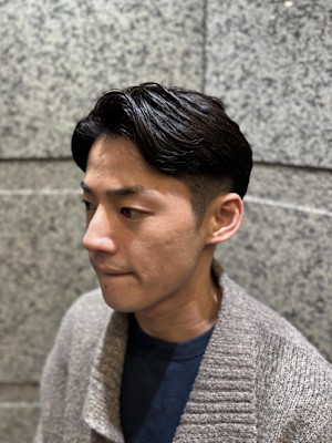 ビジネスニュアンスパーマスタイル