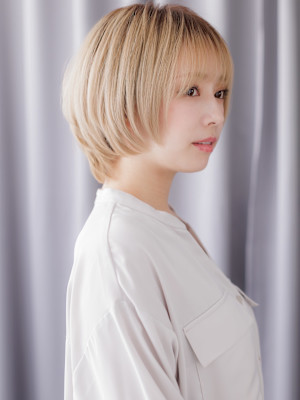 ハイトーンカラーイメチェンハンサムショートウルフ10代20代