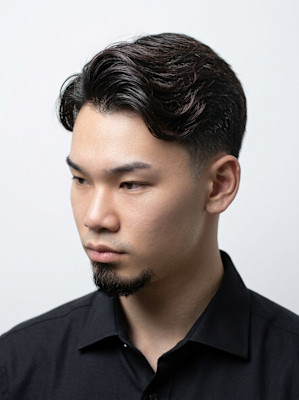 フェード×ツヤアップバング