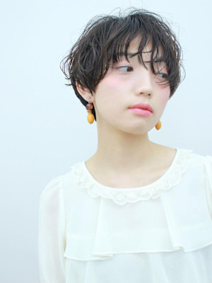 【morio成増 セリザワ】マッシュショート　パーマ