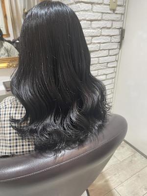 艶髪ブルーブラック【髪質改善/錦糸町】