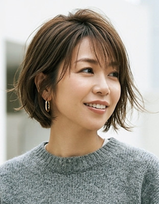 20代30代40代　抜け感・こなれ感・耳かけボブ＃12　烏丸