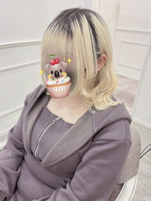 ぱっつん前髪×姫カット×重めS字後れ毛＊まゆ