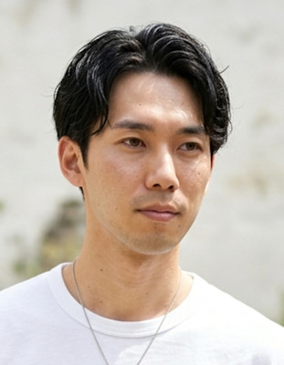 20代30代40代　黒髪ルーズパーマ＃17　烏丸