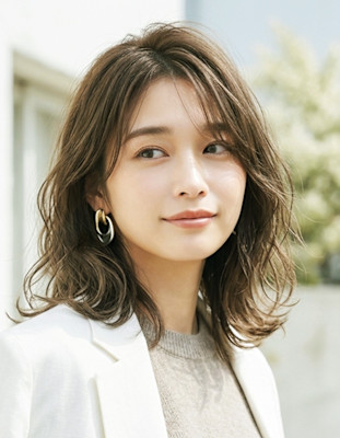 20代30代40代　抜け感・海外風レイヤーロブ＃11　烏丸