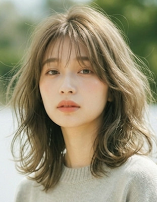 20代30代40代　海外風・ニュアンスレイヤーパーマ＃5　烏