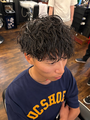 スパイラルパーマ