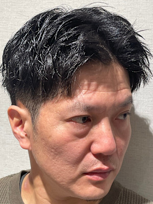 ツーブロックショート