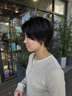 ハンサムショート/デジタルパーマ