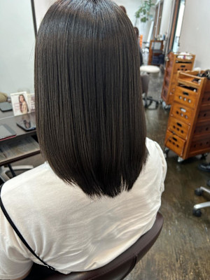 髪質改善ストレート