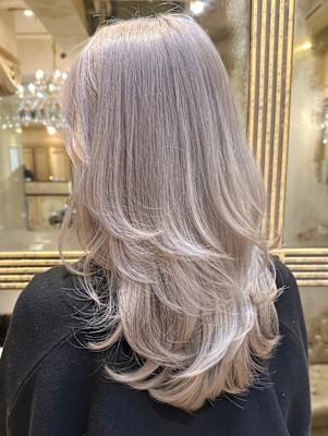 ハッシュレイヤー/くびれレイヤー/グレージュ/A39