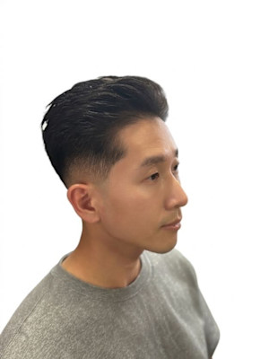 ビジネス/フェード/濡れパン/バーバー/美容室/理容室/博多