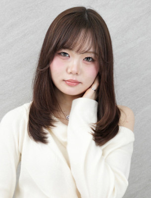 ワンカールセミロングレイヤー/20代/30代/40代/50代