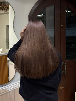 似合わせ艶カラー “グレージュ"