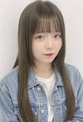 ハッシュカット/顔周りカット/ダークブラウン/シャギーカット