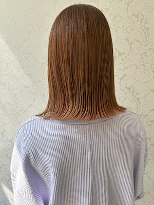 30代/40代/50代/ミディアム/オレンジベージュ