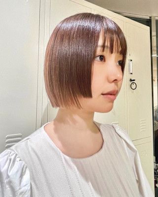 ボブ×ミニボブ×ミディアムレイヤー×レイヤー×横浜×石川町