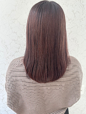 30代/40代/50代/セミディ/ラベンダーブラウン