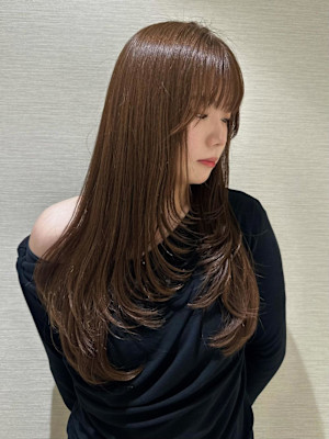 韓国風レイヤーカット