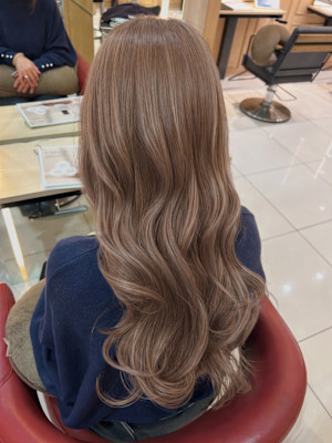 【伊勢原】ブリーチありベージュカラー