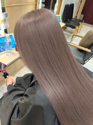 【伊勢原】ブリーチありミルクティーベージュ