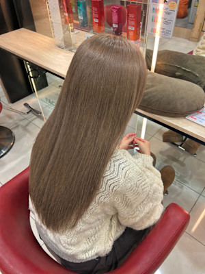 【伊勢原】ブリーチありベージュカラー