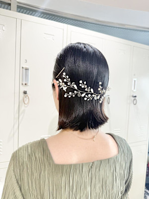 ボブアレンジ/お呼ばれヘア