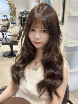 【AYAKI】レイヤーカット ブラウンベージュ 髪質改善