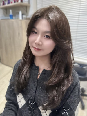 【AYAKI】レイヤー チョコブラウン ワンカール 銀座